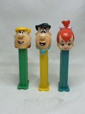 PEZ Fred Flintstone Barnie Ruble Pebbles Dispensers