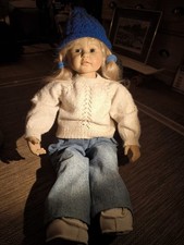 Schildkröt Künstlerpuppe 70 cm – Brigitte Paetsch – Stoffkörper