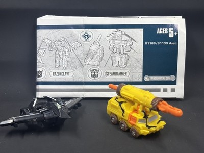 Transformers Cybertron Razorclaw vs Steamhammer Minicon 100% complete Hasbro 04
