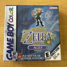 Zelda Oracle of Ages complete in gameboy color gbc CLEAN CIB
