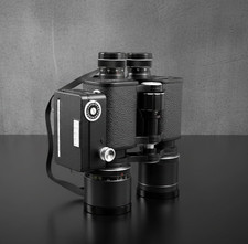 Ricoh Teleca 240 35Mm Half Frame Auto Camera In 7X50 Binoculars 1971 B JapanVNG