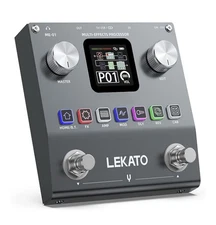 LEKATO ME-01 Multi Effect Guitar Pedal Mini Electric Guitar Bass Effects Pedal