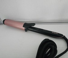 BABYLISS 2453U Rose Quartz Large 38mm Extra Long Barrel Hair Curling Tong FREEPO