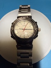 GUESS Waterpro Women's Vintage Quartz Sports Watch New Battery Runs Great