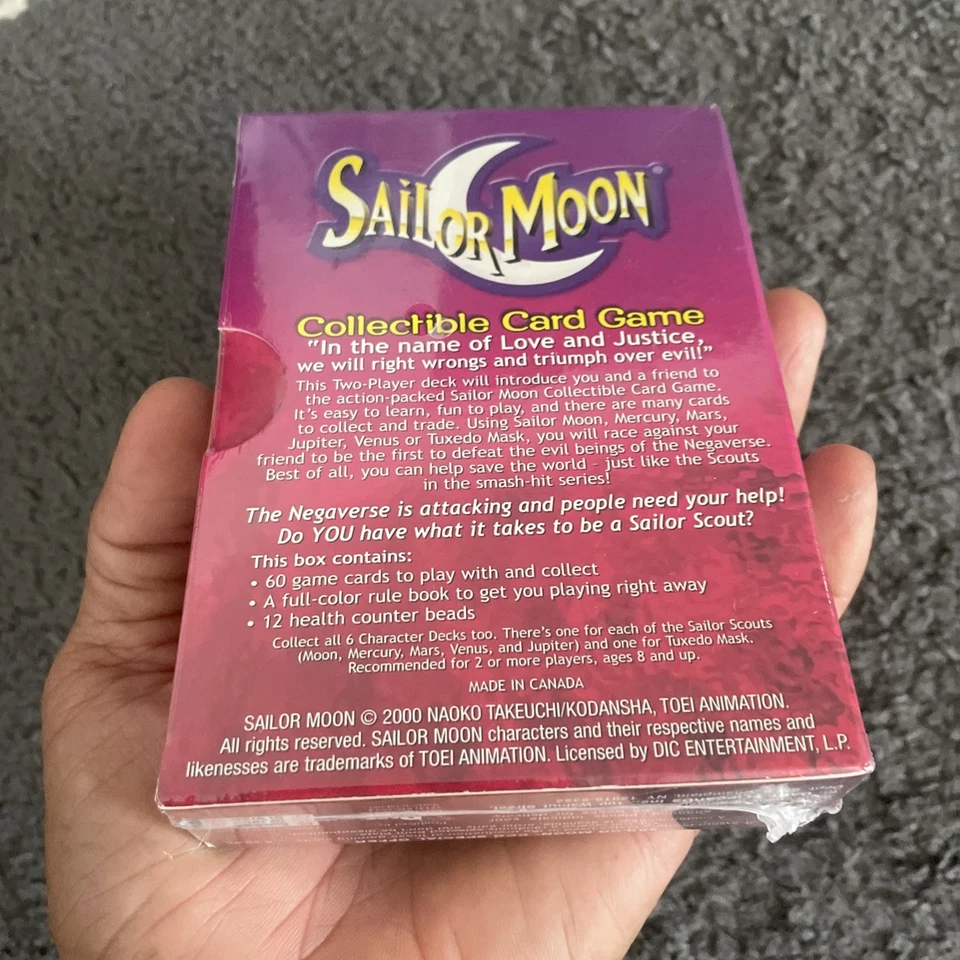 Sailor Moon CCG First Premiere Edition Starter Deck TCG 2000 Dart New! - Image 4 of 4