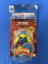 2022 MATTEL ORIGINS 40TH MOTU SUN-MAN PIG-HEAD ACTION FIGURE