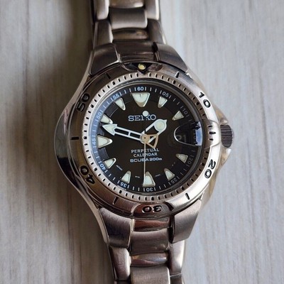 8F35-0020 ダイバー セイコー SEIKO Yahoo!オークション チタン SCUBA 