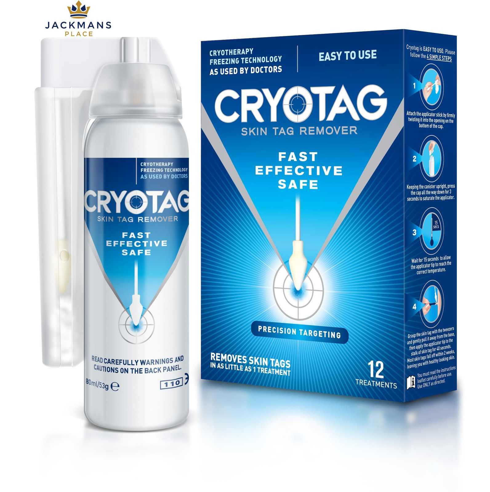 Cryotag Skin Tag Remover Fast Effective & Safe 12 Treatments 01/29 - Image 15