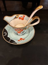 NORITAKE GRAVY BOAT SAUCER LADLE
