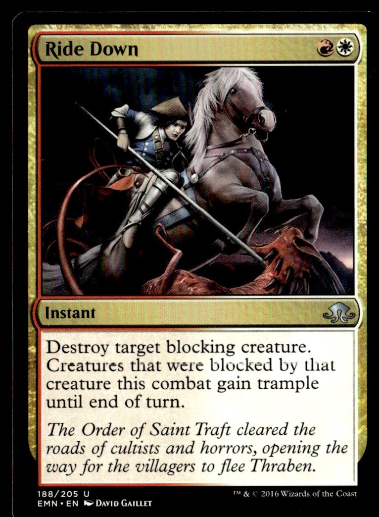 2016 Eldritch Moon Ride Down Expansion/Uncommon #188