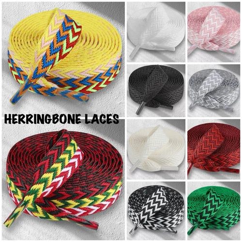 Scarpe da ginnastica basse a spina di pesce premium stivali lacci per Nike Adidas New Balance