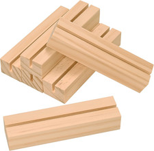 6-Piece Wedding Place Card Holders - Acrylic Table Numbers Holders for Wedding R