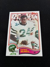 FREEMAN MCNEIL ROOKIE TOPPS 1982 NEW YORK JETS #176 RC FOOTBALL CARD !!. rookie card picture