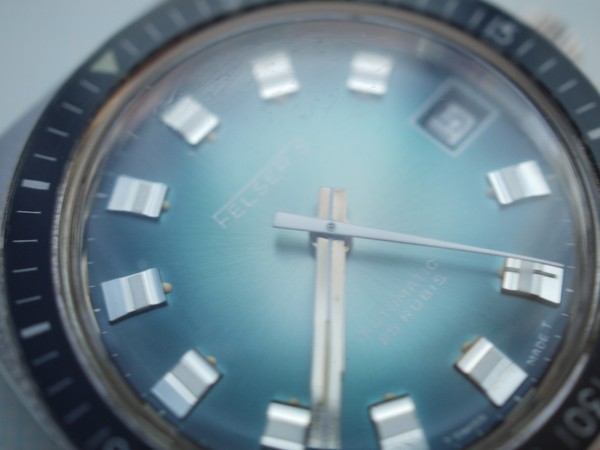 Felser's Automatikuhr 25 Jewels Taucheruhr Datum Incabloc Swiss Ø 35mm