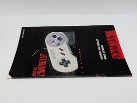 Nintendo Super NES Controller Instruction Manual Booklet &ndash; Original SNES
