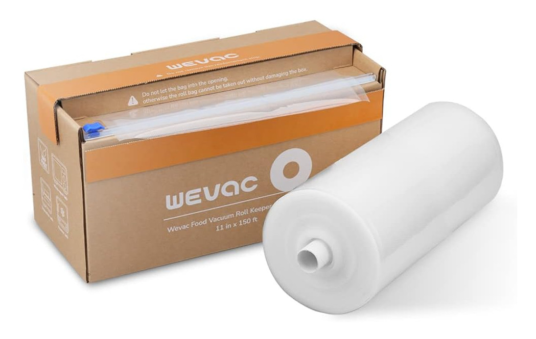 Wevac 11” x 150’ Vacuum Seal Roll with Cutter, BPAFree, Commercial Grade