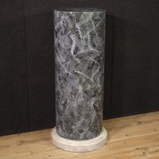 Colonna italiana mobile in legno laccato e dipinto stile antico XX secolo