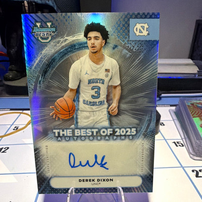 Topps 2025-26 Bowman University Best Derek Dixon Auto RC Refractor #BA-DD