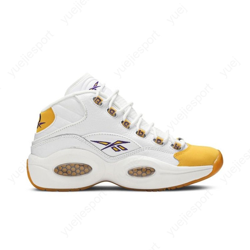Size 11 - Reebok Question Mid Yellow Toe for sale online | eBay display picture 3
