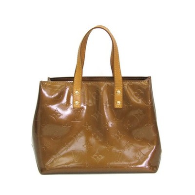 Louis Vuitton Monogram Vernis Reid PM M91146 Ladies Handbag Bronze From Japan