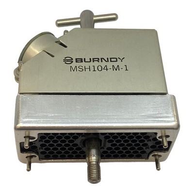 MS104PM494GE1 Burndy Hyfen Rectangular Mil Spec Connector With MSH104-M-1 Backsh
