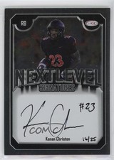 2025 SAGE Low Series Next Level Signatures Silver 16/25 Kenan Christon Auto 2b2