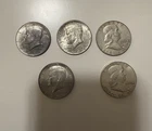 90% Silver 1964 And 1961 Kennedy Half Dollars