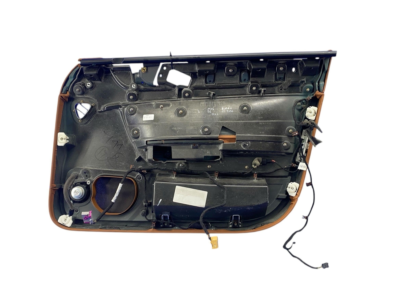 2006-2012 BENTLEY CONTINENTAL FLYING SPUR FRONT LEFT INTERIOR DOOR COVER PANEL
