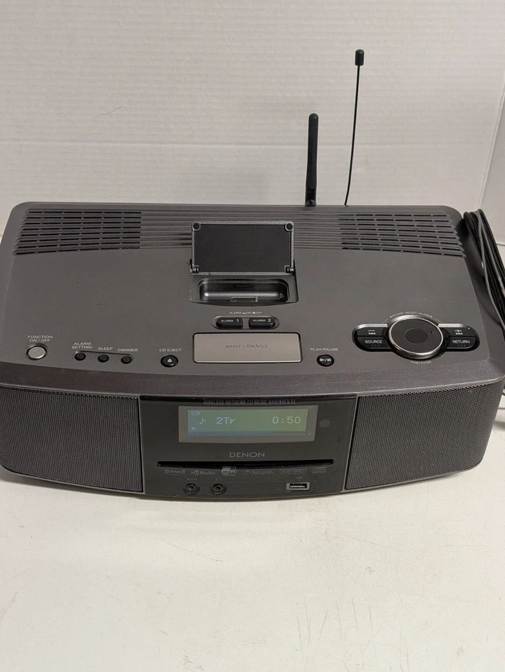 Denon S-52 Wireless Network CD Music System Built in Speaker NO REMOTE - Image 4 of 4