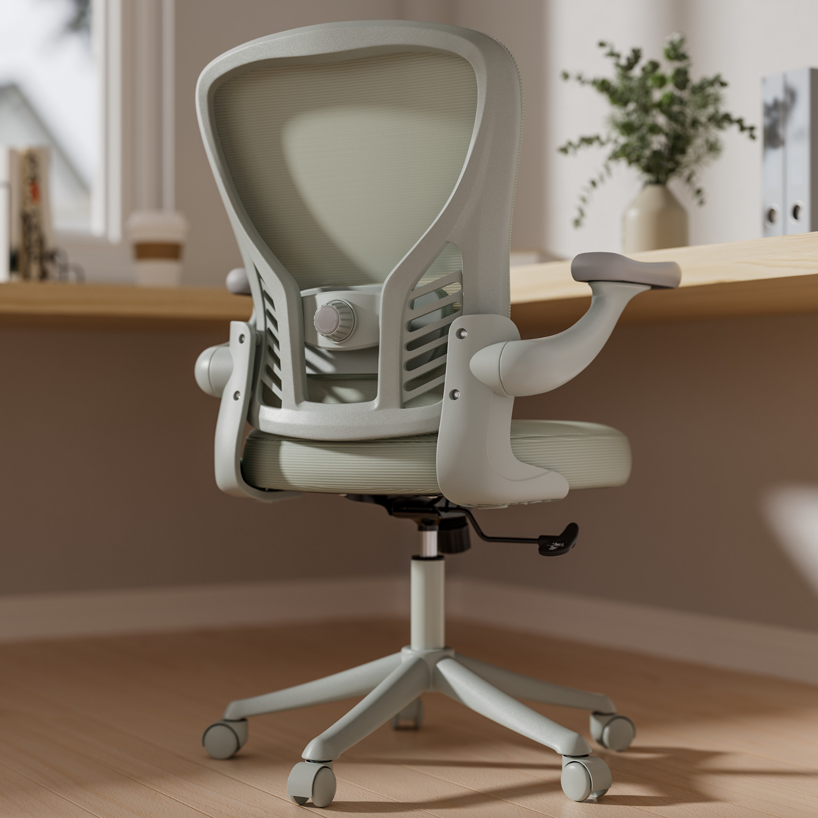 Swivel Computer Desk Chair With 3d Arm