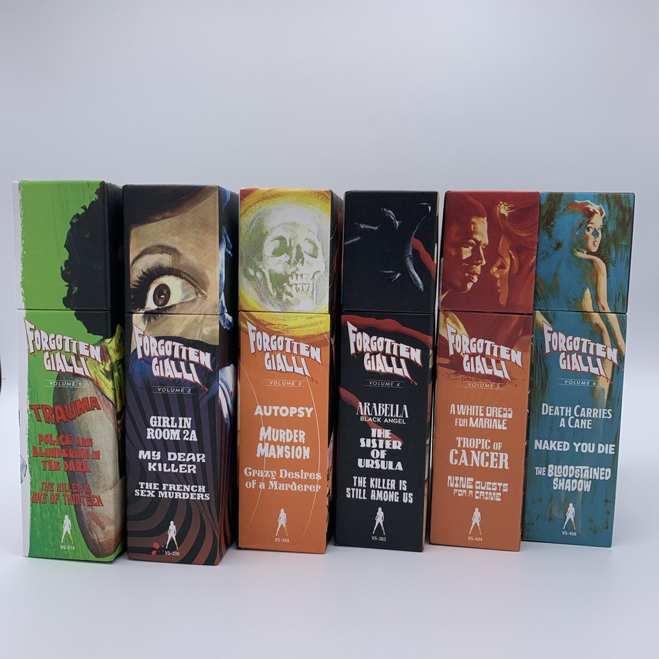 Gialli Volume 1 2 3 4 5 6 (Bluray, Boxset) Vinegar Syndrome