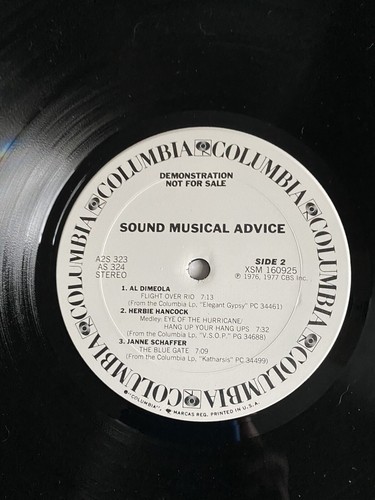 SOUND MUSICAL ADVICE 2 VINYL RECORD SET (PROMO) 2 LP'S MILES DAVIS,M/VG+ - Picture 11 of 11