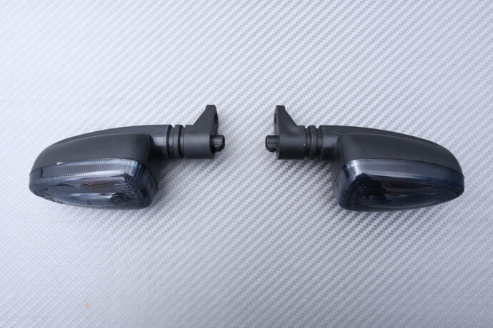 Clignotants avant fumé noir étanches et résistants aux chocs pour Aprilia RX 125 - 2