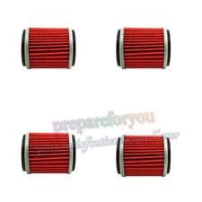 Filtro olio 4 pezzi per Yamaha XG250 TRICKER XT250 WR250X WR450F YP125R X-MAX MBK 125