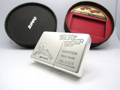 BETTY BOOP 限定品 ZIPPO Pocket Clock Betty Boop Limited Zippo Time