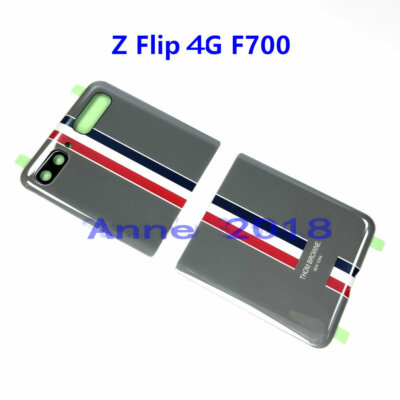 Back Glass Battery Cover Housing Replacement For Samsung Galaxy Z Flip 4G F700