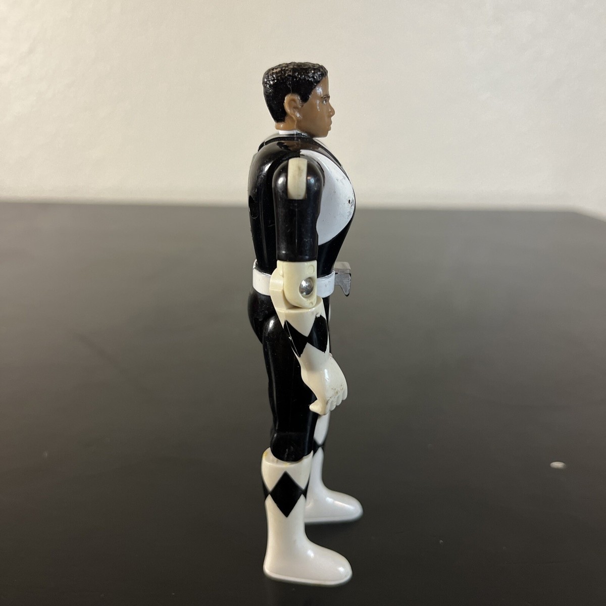 Figurine Mighty Morphin Power Rangers Black Ranger Zack Flip Head