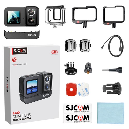 SJCAM SJ20 Dual Lens Action Camera Night Vision Sport Camera 4K Waterproof Cam - Picture 14 of 25