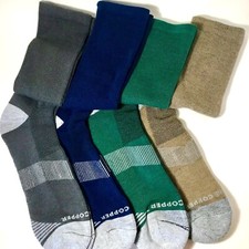 TOMMIE COPPER 4-PR OTC COPPER INFUSED COMPRES...