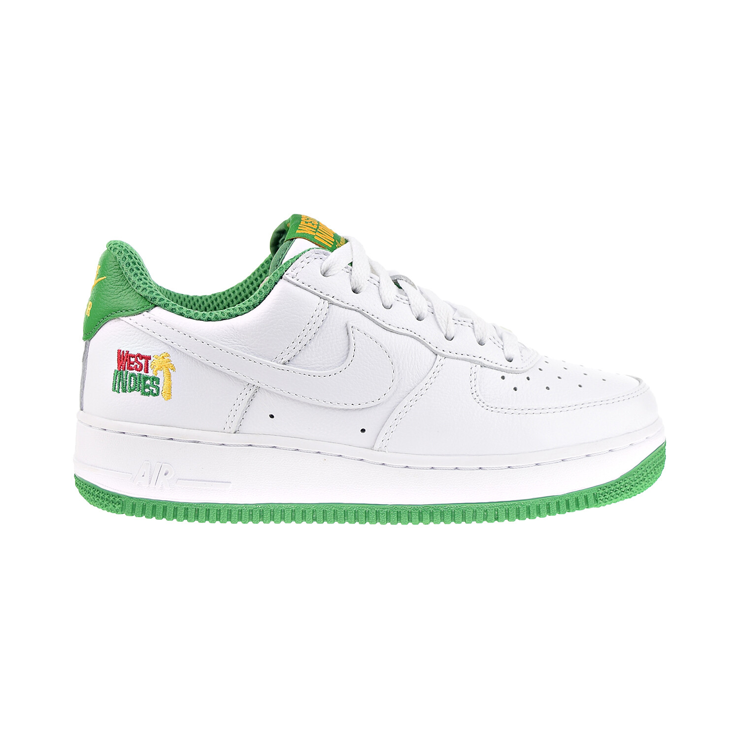 Мужские кроссовки Nike Air Force 1 West Indies Белый-Классический зеленый DX1156-100