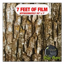 Hydrographic film Tree Bark hydro dipping 7' x 20" hydro dip