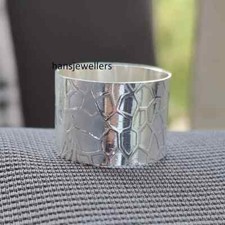 Sterling Silver Ring,Simple Ring,Minimal Ring,Patterned Ring,Wide Band All size