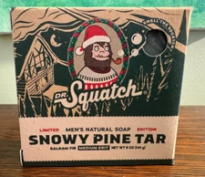 Dr Squatch Soap Snowy Pine Tar Limited Edition 🎄