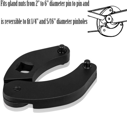 1266 Adjustable Gland Nut Wrench For Case 480E/580/580D/580SE/580 ck/180 Backhoe - Picture 9 of 14