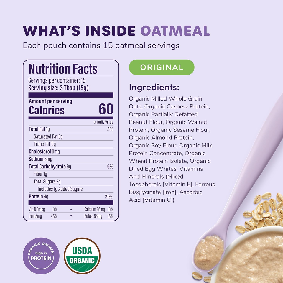 Ready Set Food Iron Fortified Baby Oatmeal Baby Cereal Stage Mua