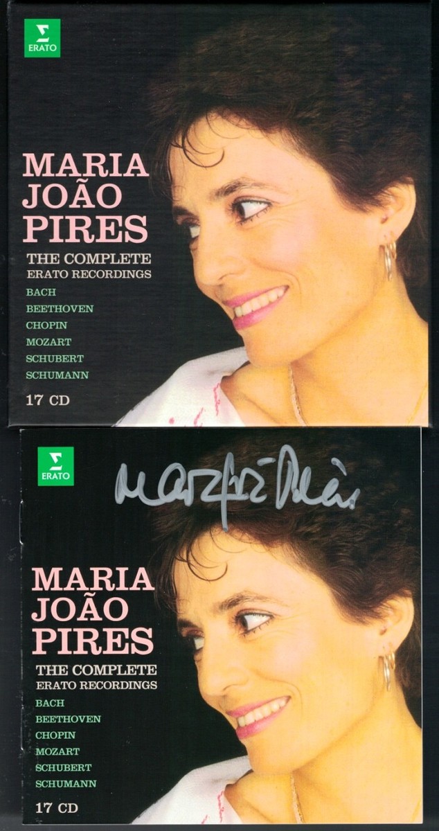 Maria Joao PIRES Signiert ERATO YEARS 17CD Bach Mozart Beethoven 