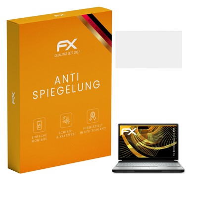 atFoliX 2x Panzerfolie für Dell Alienware Area-51M Schutzfolie matt&stoßfest