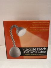 Flexible Neck USB Desk Lamp With touch Sensitive Button And Dimmer Control.