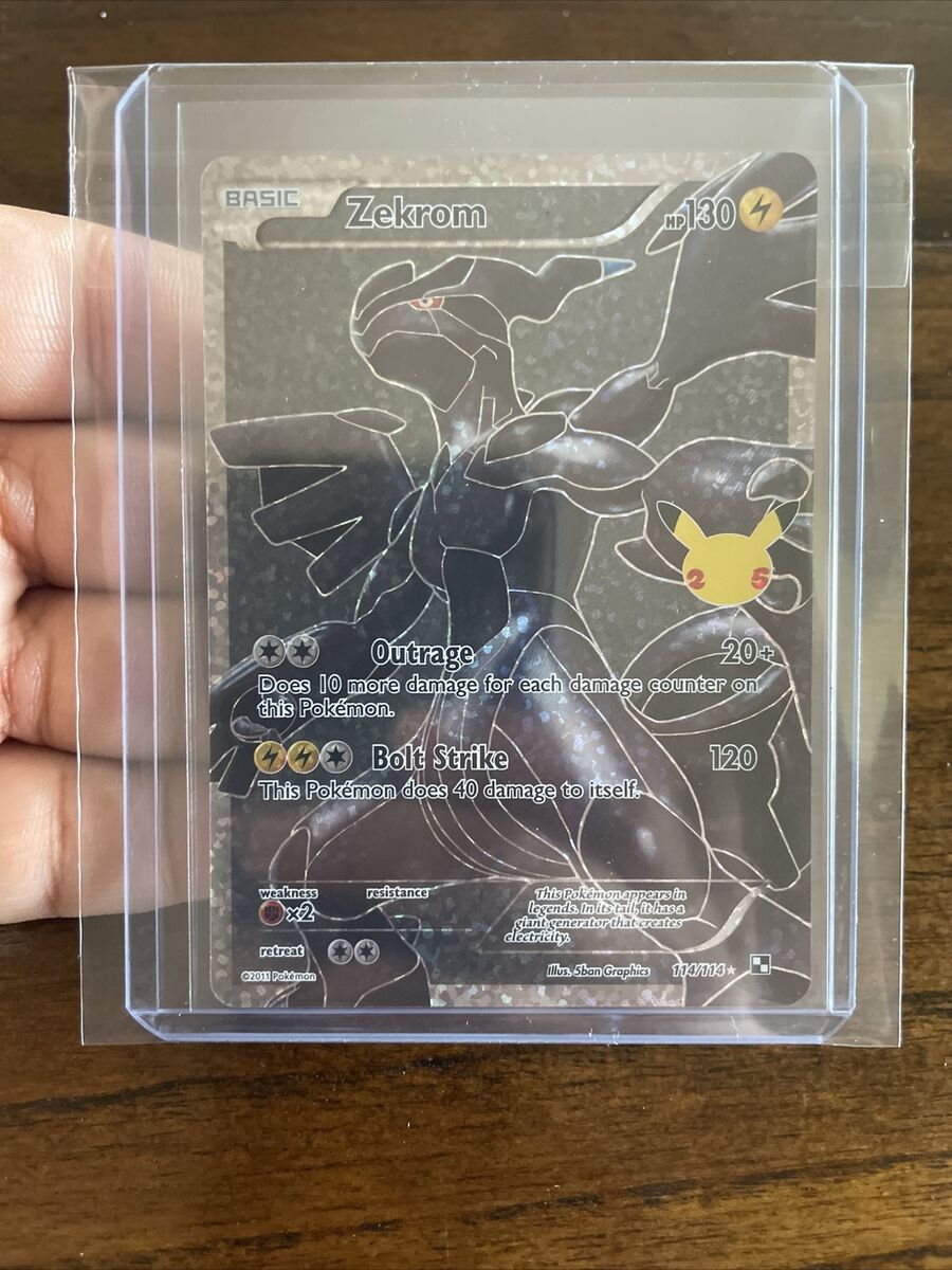 Zekrom Full Art - Carta Pokémon Original Astros Cintilantes, Jogo de  Tabuleiro Original Copag Nunca Usado 68356309