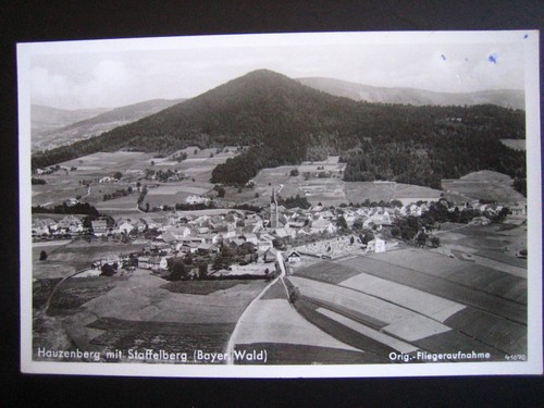 AK "Hauzenberg mit Staffelberg (Bayer.Wald) - Fliegeraufnahme" gel. 1939 (526)